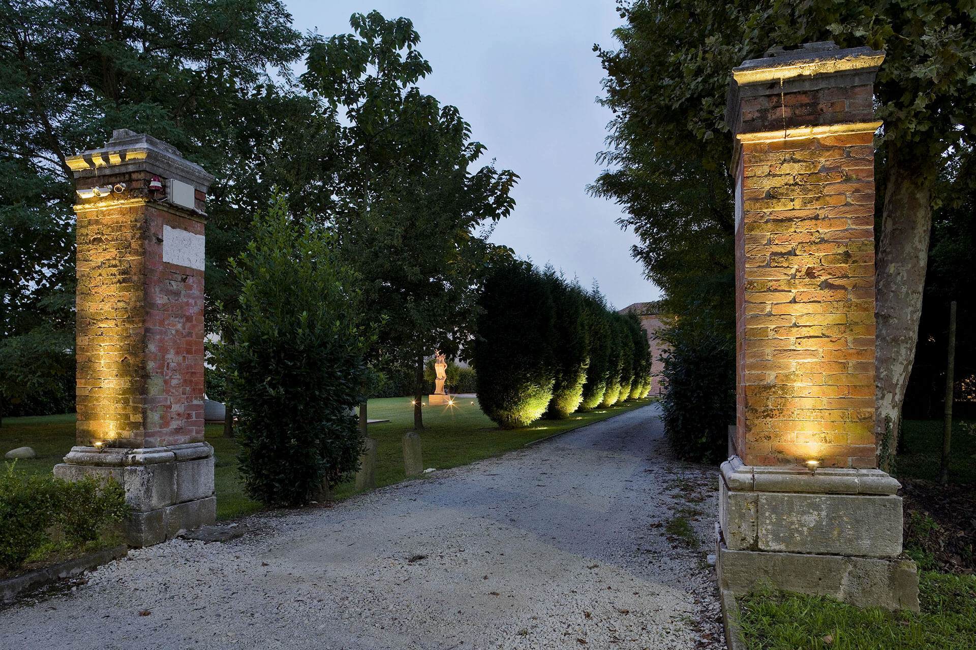Ingresso hotel a Mestre con parcheggio gratuito Villa Moro Lin